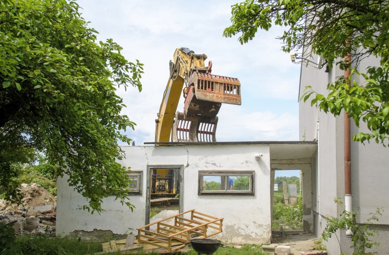 Demolition Machinery Close-up