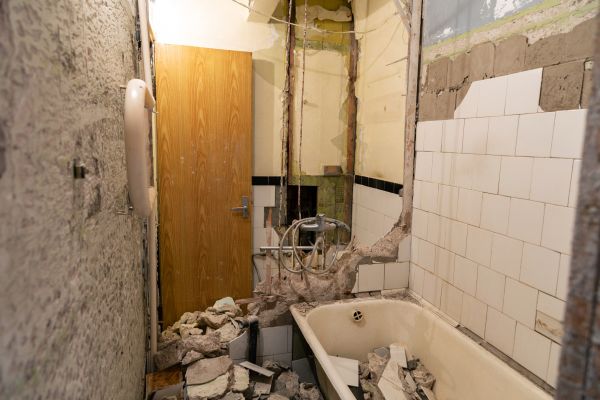 Shower Tile Demolition in Destin